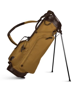 Sun Mountain Golf Canvas & Leather Carry Stand Bag -Golf World Shop 190734CanvasLeatherStandClay Brown