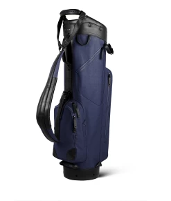 Sun Mountain Golf Canvas & Leather Cart Bag -Golf World Shop 190739CanvasLeatherCartNavy Black
