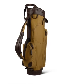 Sun Mountain Golf Canvas & Leather Cart Bag -Golf World Shop 190740CanvasLeatherCartClay Brown