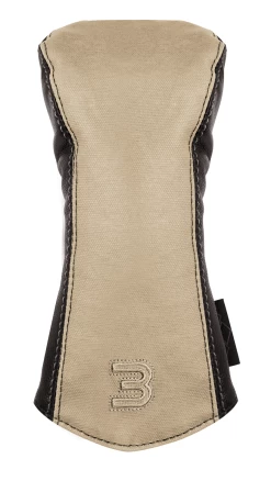 Sun Mountain Golf Canvas & Leather Head Covers -Golf World Shop 190745CanvasLeatherHeadcoverNatural Brown3