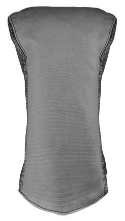 Sun Mountain Golf Canvas & Leather Head Covers -Golf World Shop 190753CanvasLeatherHeadcoverSlate Black1