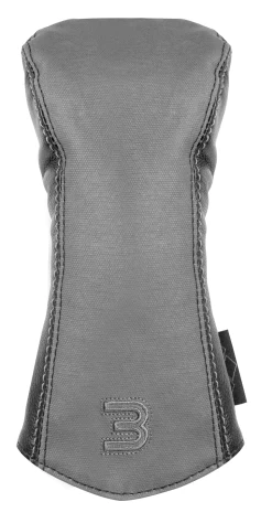 Sun Mountain Golf Canvas & Leather Head Covers -Golf World Shop 190754CanvasLeatherHeadcoverSlate Black3