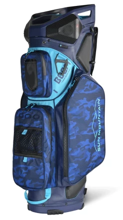 Sun Mountain 2023 Boom Bag Golf Cart Bag With Speakers -Golf World Shop 2023 BoomCart 230394 navy navy camo ocean
