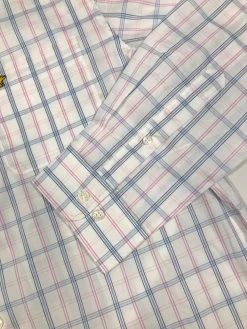 Callaway Jack Nicklaus Black Label By Perry Ellis Plaid Button Down Shirts -Golf World Shop 3ColorsMediumPlaidLS BrightWhite2
