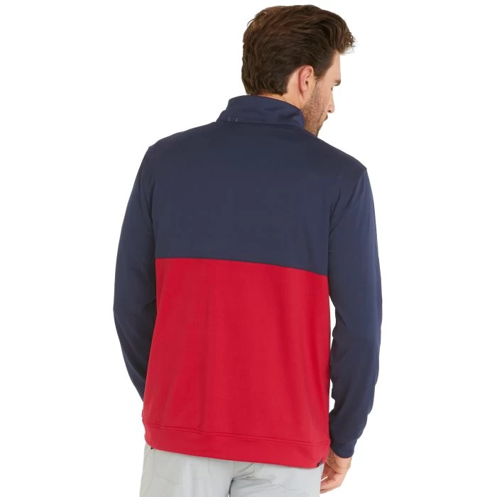 Puma Men's Gamer ColorBlock 1/4 Zip Golf Jacket 4 Puma Men's Gamer ColorBlock 1/4 Zip Golf Jacket - Image 4