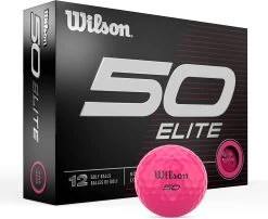 Wilson Staff 50 Elite Golf Balls -Golf World Shop 50Elite Pink 0 5c382f71 8505 446d 953e 827de1a4169b