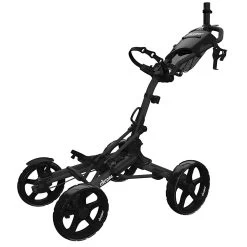 Clicgear Golf 4-Wheel Push Cart Model 8.0+ -Golf World Shop 8.0 Black Unfolded