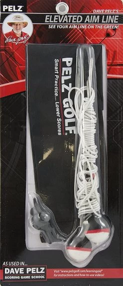 Dave Pelz's Elevated Putting Aim Line