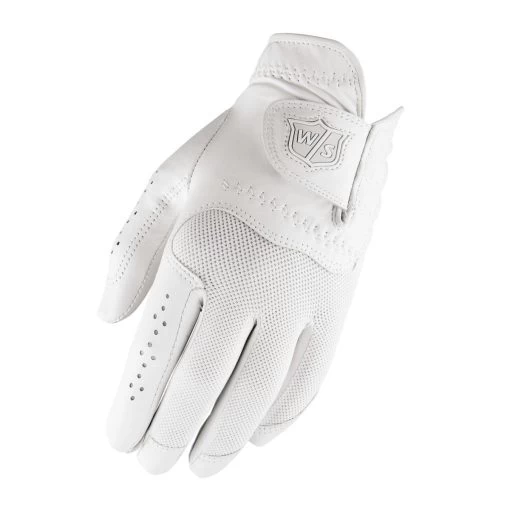 Wilson Staff Ladies Conform Golf Glove -Golf World Shop 9ae0554e3a780ac3d13ebc6dfddac527f1b5bef7 WGJA00303 Conform 16 Golf Glove Wns Back new
