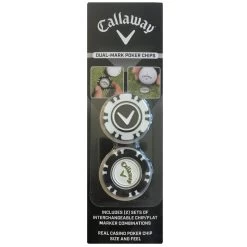 Callaway Golf Dual Ball Marker Poker Chips Set -Golf World Shop Accessories DualMarkPokerChips