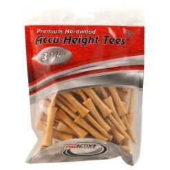 ProActive Sports Premium Hardwood Accu-Height Golf Tees -Golf World Shop Accu Height Tees 3.25 a