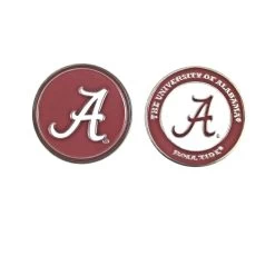 NCAA Double Sided Collegiate Golf Ball Marker Coins -Golf World Shop Alabama 1
