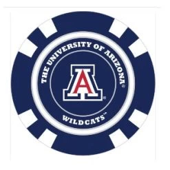 Team Golf NCAA Magnetic Poker Chip Ball Markers -Golf World Shop Arizona1