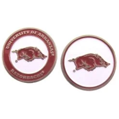 NCAA Double Sided Collegiate Golf Ball Marker Coins -Golf World Shop Arkansas 1 76cc524c 3acf 44f2 a91d 34885d690898