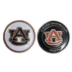 NCAA Double Sided Collegiate Golf Ball Marker Coins -Golf World Shop Auburn1