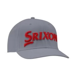Srixon Authentic Structured Hat -Golf World Shop AuthenticStructured GrayRed 0