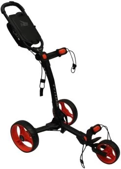 Axglo Golf TriLite 3 Wheel Push Cart -Golf World Shop AxgloTriLiteBlackRed