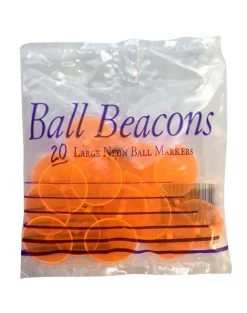 Beacons Large Neon Golf Ball Markers -Golf World Shop Ball Beacons Orange