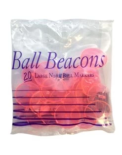 Beacons Large Neon Golf Ball Markers -Golf World Shop Ball Beacons Pink