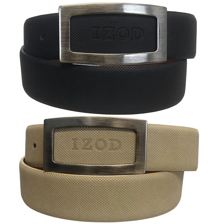 Izod Golf Genuine Leather Textured Belts 1 Izod Golf Genuine Leather Textured Belts