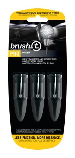 Brush-t Golf Original Brush Tees -Golf World Shop Black