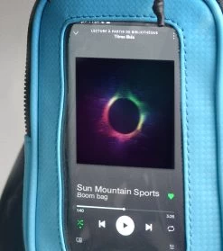 Sun Mountain 2022 Boom Bag Golf Cart Bag With Speakers -Golf World Shop BoomBagPhone1