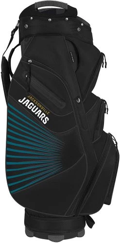 NFL The Bucket II Team Effort Cart Bag -Golf World Shop Bucket II Cart Bag Jacksonville Jaguars 2