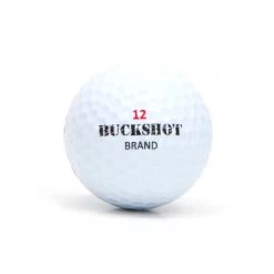BUCKSHOT BRAND GOLF BALLS - 12 Golf Balls In Package -Golf World Shop Buckshot Camo Golf Golf Balls 3