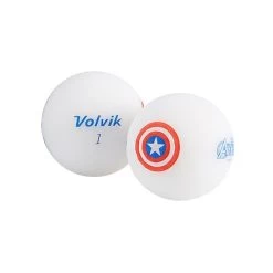 Volvik Marvel Character Golf Ball 4 Pack -Golf World Shop Captain America Ball
