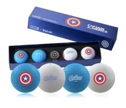 Volvik Marvel Limited Edition Marvel Golf Ball Gift Packs -Golf World Shop Captain America Box