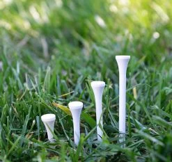 Pride Sports Wood Golf Tees - 2.125" -Golf World Shop Classic Wood Tee 2.125 125 count White 2