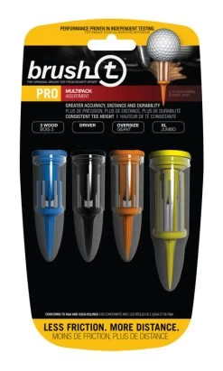 Brush-t Golf Original Brush Tees -Golf World Shop Combo 4