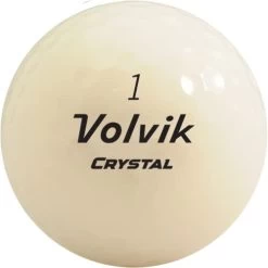 Volvik Crystal Focus Colored Golf Balls -Golf World Shop CrystalFocus2022 WhiteBall