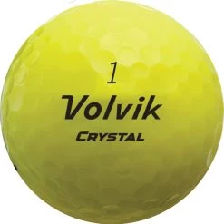 Volvik Crystal 2022 Focus Colored Golf Balls By The Sleeve -Golf World Shop CrystalFocus2022 YellowBall 4f01e8da cd07 41b3 9597 c5a6b56ce818