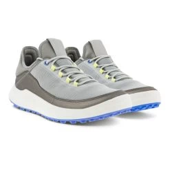 Ecco Men's Core Mesh Golf Shoes -Golf World Shop EccoCoreMesh ConcreteSunnyLime5