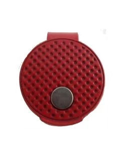 Evergolf Round Magnetic Ball Marker Hat Clip -Golf World Shop EverGolf Round Cap Clip Red