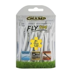 Champ Fly Tees 2.75" Plastic Golf Tees -Golf World Shop Flytee 2.75 white