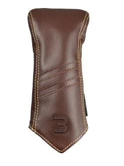 Sun Mountain Golf Leather Head Covers -Golf World Shop G823724Brown KhakiStripe3