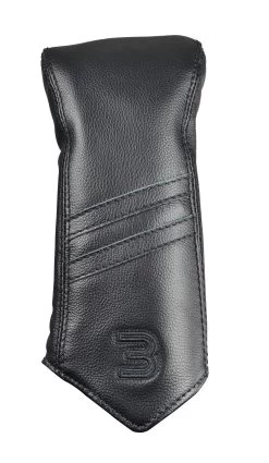 Sun Mountain Golf Leather Head Covers -Golf World Shop G823816BlackStripe3