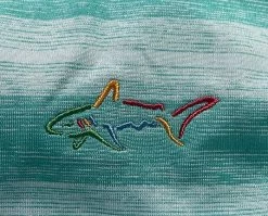 Greg Norman Play Dry Golf Polo -Golf World Shop GNPoloAqua3