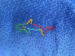 Greg Norman Play Dry Golf Polo -Golf World Shop GNPoloBlue3