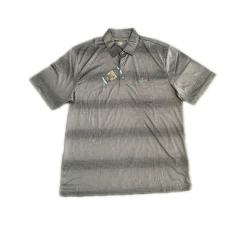 Greg Norman Play Dry Golf Polo -Golf World Shop GNPoloGray1