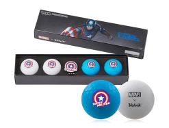 Volvik Marvel Limited Edition Marvel Golf Ball Gift Packs -Golf World Shop Gift Pack 2.0 Captain America