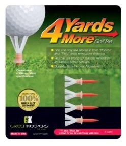 4 Yards More Golf Tees -Golf World Shop Greenkeepers 4 Yards More Red adb72b88 2fd8 48a5 898e e6c4ddc4f5c2