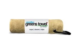 Clip Wipes Microfiber Golf Greens Towel -Golf World Shop Greens Towels Desert Sand
