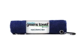 Clip Wipes Microfiber Golf Greens Towel -Golf World Shop Greens Towels Navy Blue