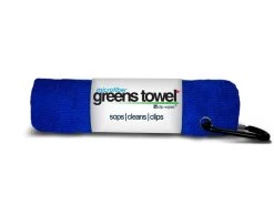 Clip Wipes Microfiber Golf Greens Towel -Golf World Shop Greens Towels Royal Blue