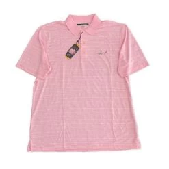 Greg Norman Play Dry Golf Polo -Golf World Shop GregNorman PlayDryPolo Pinkv2