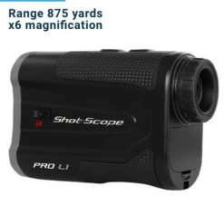 Shot Scope Golf Pro L1 Laser Rangefinder -Golf World Shop Grey 480x441 Desktop 4