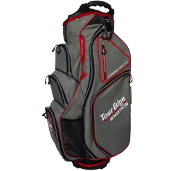 Tour Edge Xtreme 7.0 Cart Bag -Golf World Shop Heather Red WhiteCart